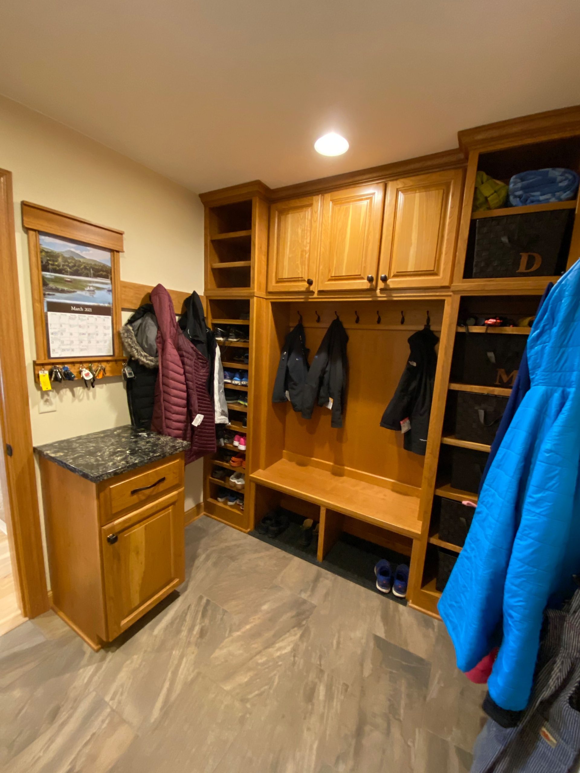 Custom closet storage and home remodeling